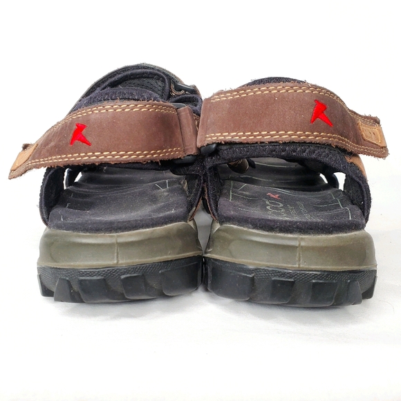 27) ECCO Hiking Sandals Anatomical Wave Footbed Sz. 43 US 10 - Picture 6 of 6
